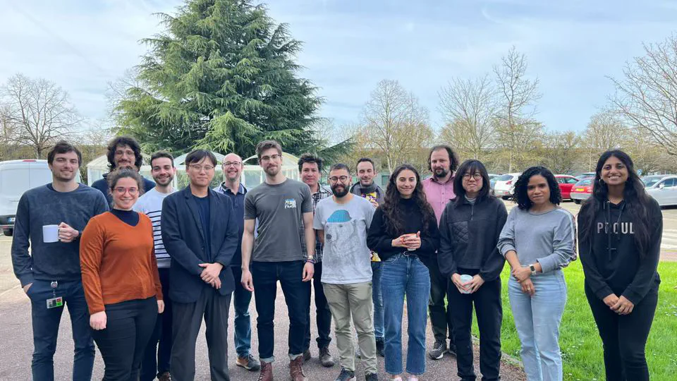 🎉 Group photo at CEA-Paris Saclay
