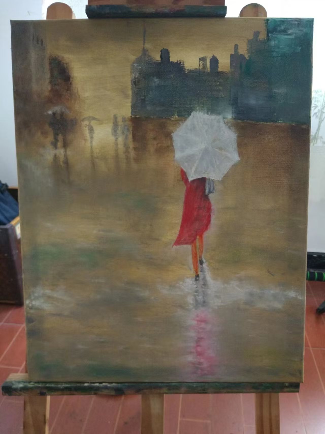 Woman with an Umbrella